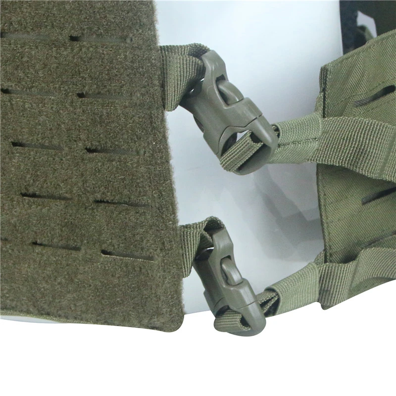 LQARMY Quick Disassembly Lightweight Tactical Vest  Laser Cutting Vest Breathable Wear Vest Molle training CS Camping Equipment