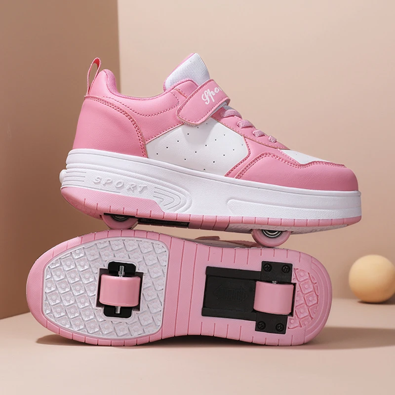 

Детская обувь для катания на роликовых коньках, новая дышащая съемная прямая спортивная повседневная обувь для катания на коньках, молодежная уличная обувь с роликовыми коньками для детей