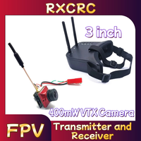 RXCRC 5.8G Module transmitter 400mW VTX Caddx Ratel 2 V2 Camera all in one,FPV 3 inch Goggles.For RC Multicopter FPV Drone Part.