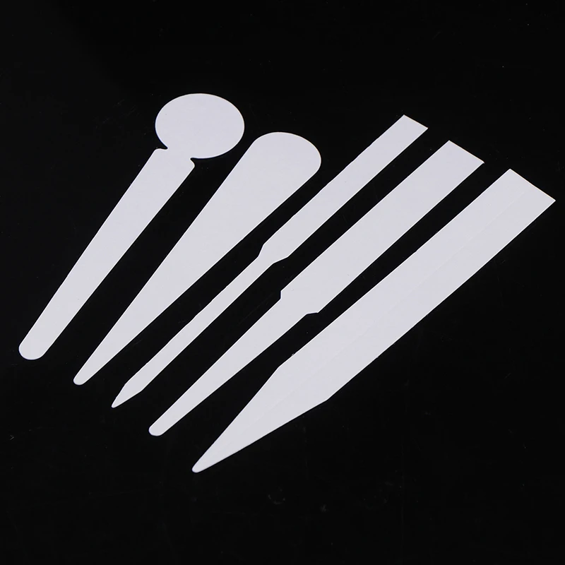 Nuove strisce di carta per test di oli essenziali per profumi da 100 pezzi. Striscia per test di fragranze per aromaterapia