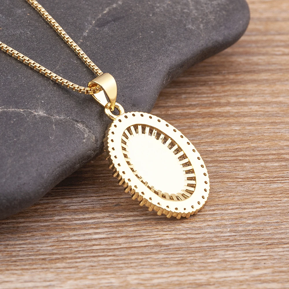 AIBEF Religious Belief Jewelry Accessories Virgin Mary Religion Charms Pendant Necklaces For Men Woman Jewelry