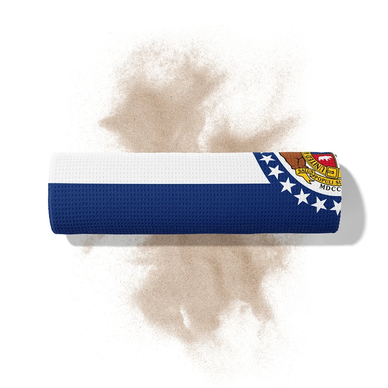 Aertemisi Missouri Waffle Beach Towel Extra Large Oversize 180cm x 90cm