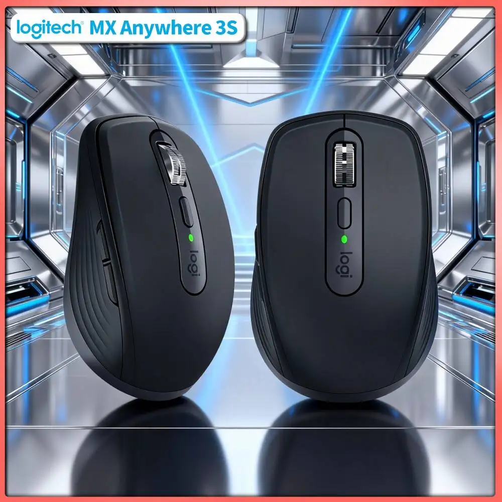 Wireless MX Anywhere 3S - 8000 DPI, MagSpeed Scroll, Anti-Slip, Great for Perfume Co-working Space & Shared Desk