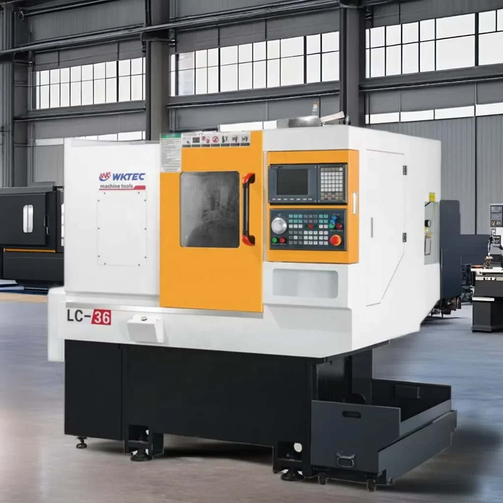 LC-36 Torno Cheap metal slant bed cnc machine turning cut lathe with long travel