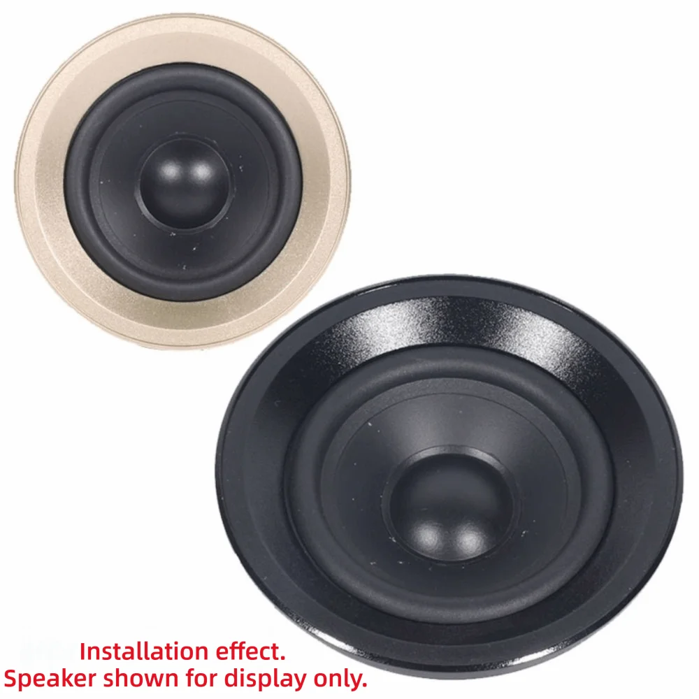 Trim Ring Grille Plastic Speaker Trim Ring 3/4/5/6.5/8 inch Black Silver Gold Speaker Bezel Loudspeaker Bezel - view 3