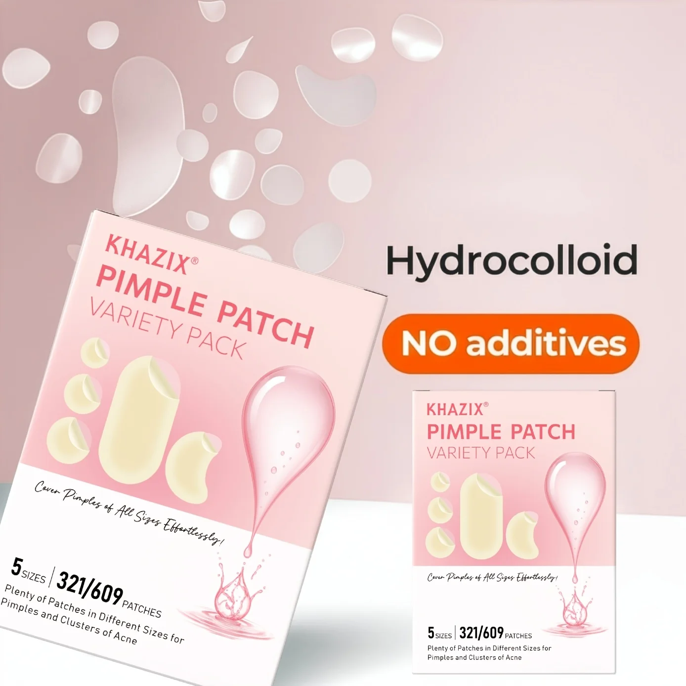 321/609PCS Hydrocolloid Acne Patch | Blemish Coverage | Suitable for Daily Facial Care and Pre-Cosmetic Use image 5
