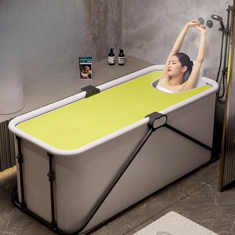

Folding bathtub home full body steam bath tub thickened adult bathtub