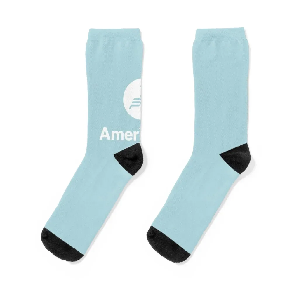 

AMERICORPS -- New Logo Classic T-Shirt Socks shoes colored retro Running Men's Socks Luxury Women's
