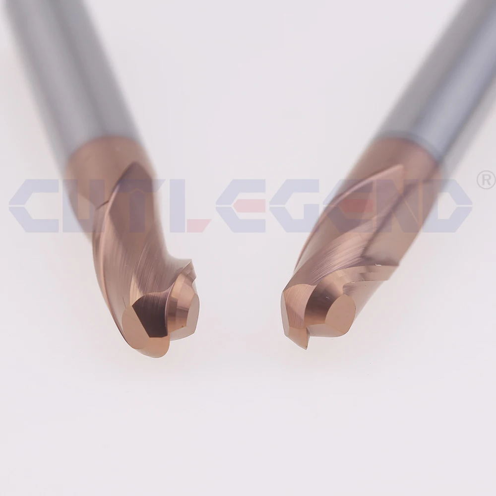 Kugelkopf-Schaftfräser aus Wolframkarbid CNC-Fräser Fräswerkzeug R0.5 R1 R2 R3 R4 R5 6mm 8mm 10mm Schaft HRC55 65 2-Schneidig – Detail 7