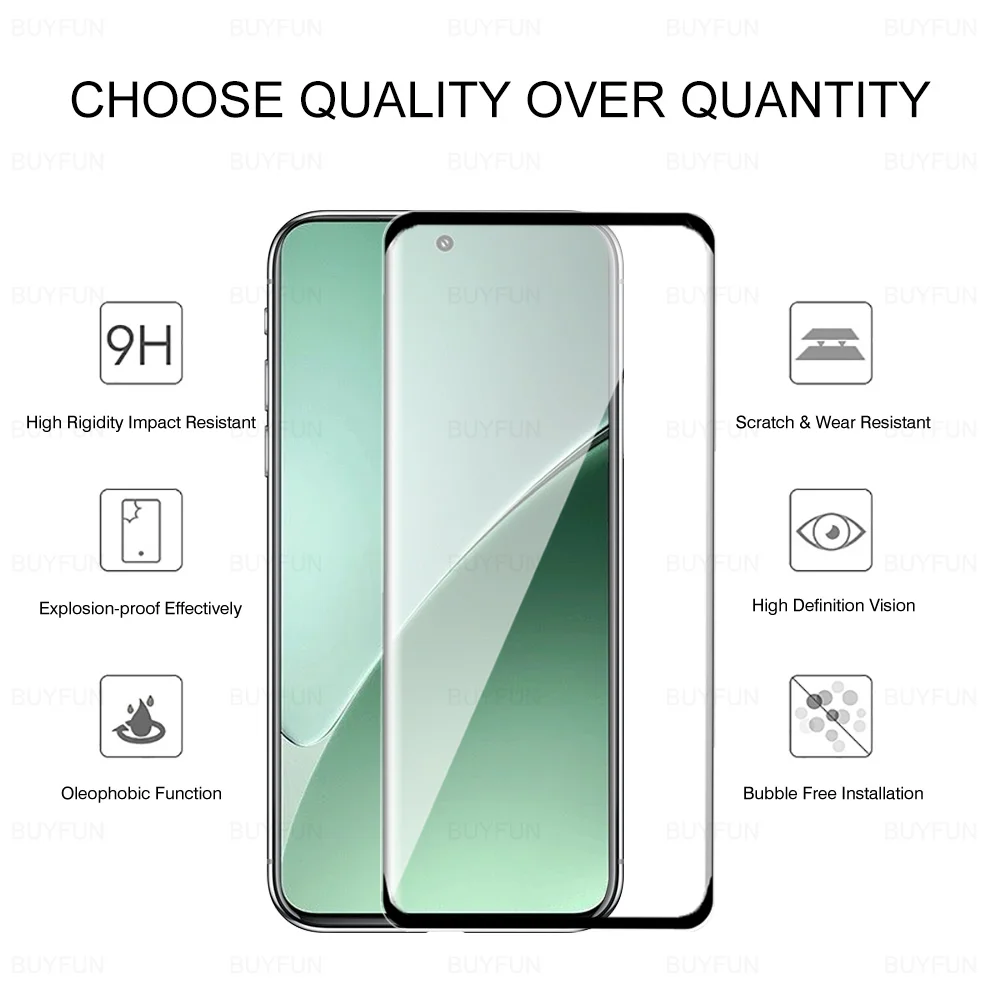 Mi 15Pro 14 Ultra Screen Protector 2pcs Curved Glass For Xiaomi Mi 15 14 13 Pro 5G Tempered Glass Film Xiaomi15Pro Xiaomy14Ultra