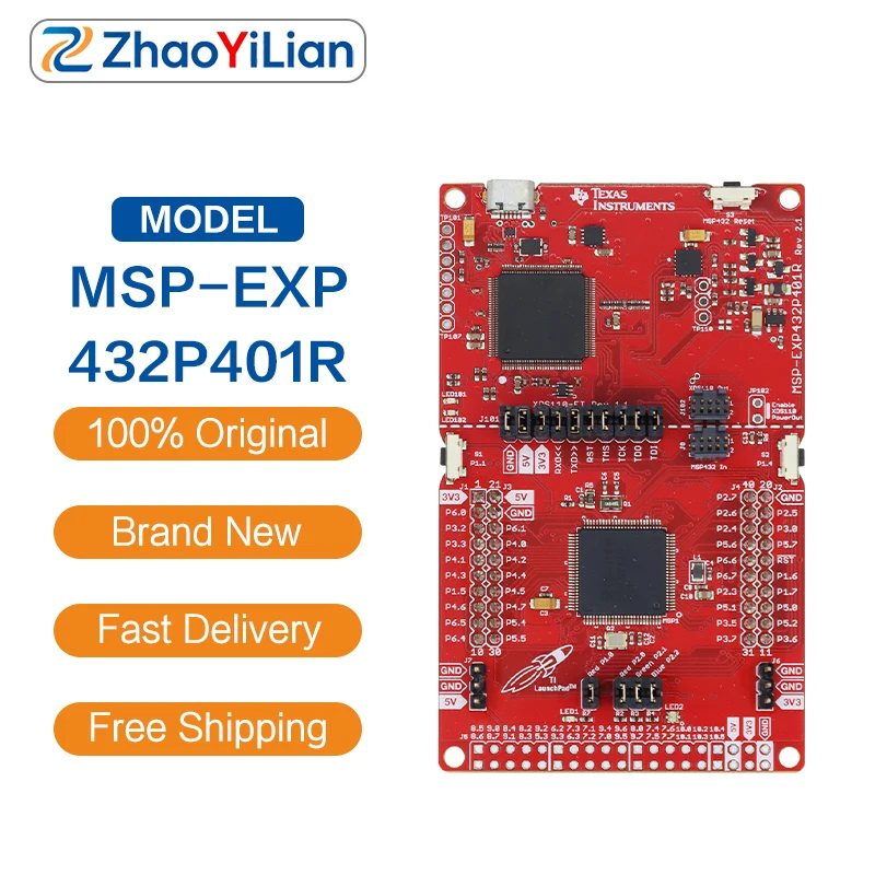 For MSP-EXP432P401R MSP432P401R LaunchPad Ultra Low Power 32-bit Cortex-M4F MCU Development Board