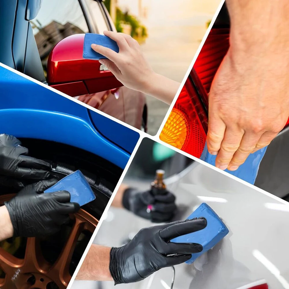 1-5PCS Car Cleaning Clay Bar Auto Detailing Cleaner Washing Mud Waxing Polish Car Maintenance Washing Supplies Cleaning Tools
