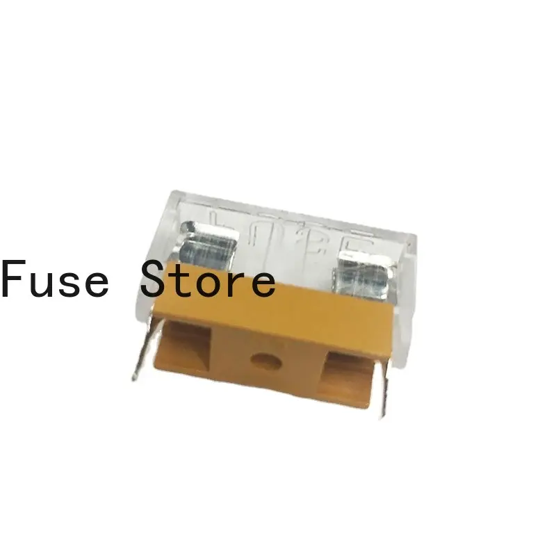 

10PCS 6*30mm 5*20mm Fuse Holder PTF-15 Transparent With Cover PCB