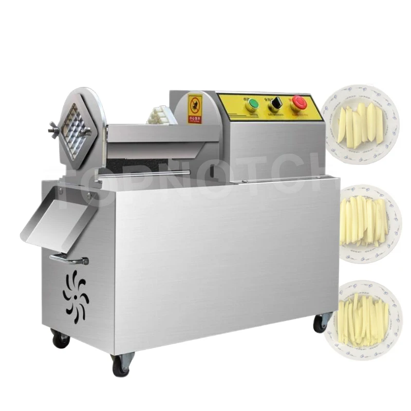 

Electrical French Fries Cutting Machine Pumpkin Taro Radish Potato Strips Cutter