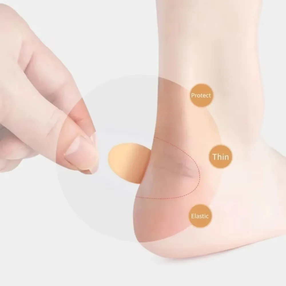 10-100pcs Adhesive Anti Abrasion Stickers Hydrocolloid Gel Heel Protection Foot Patches Blister Pads Foot Care