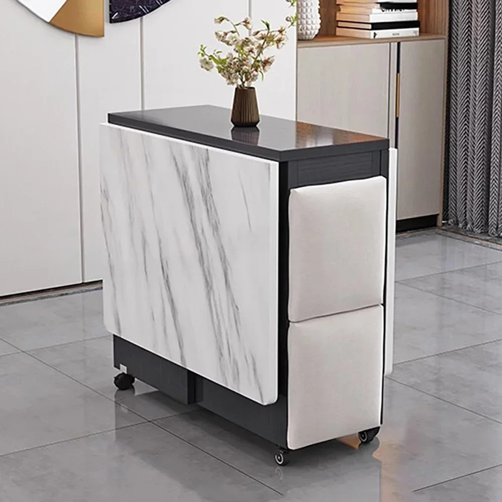 Italian Nordic Luxury Dining Table Decorate Simple Mesas Y Sillas De Comedor Kitchen Furniture Folding Dining Table Set 4 Chairs