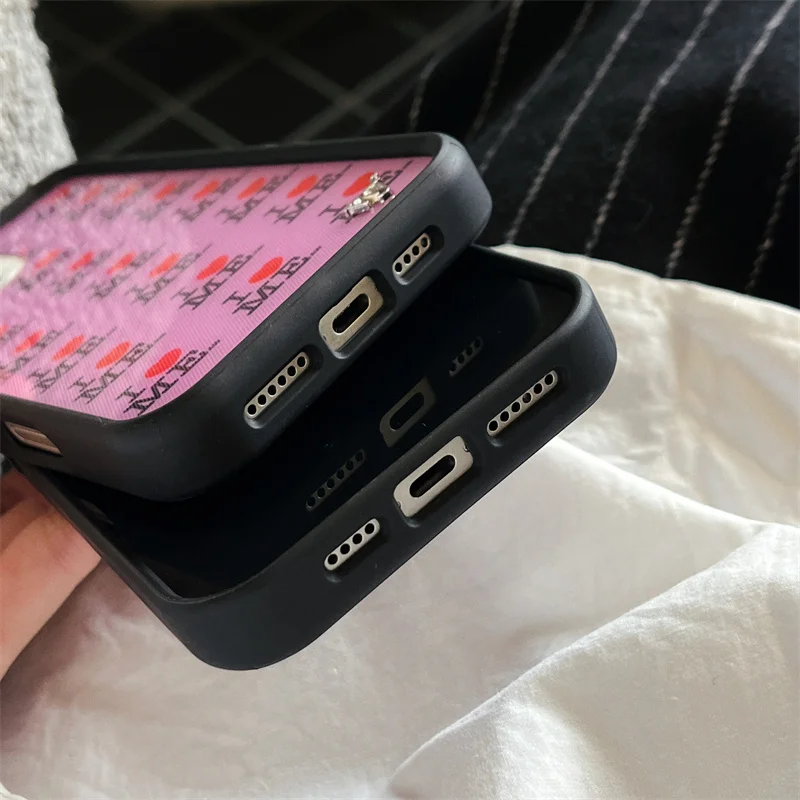 حافظة لهاتف آيفون 16 15 14 13 12 Pro Max Plus Luxury WF Sandy Eyes غطاء خلفي Funda Y2K من Wildflower ins Snow Me