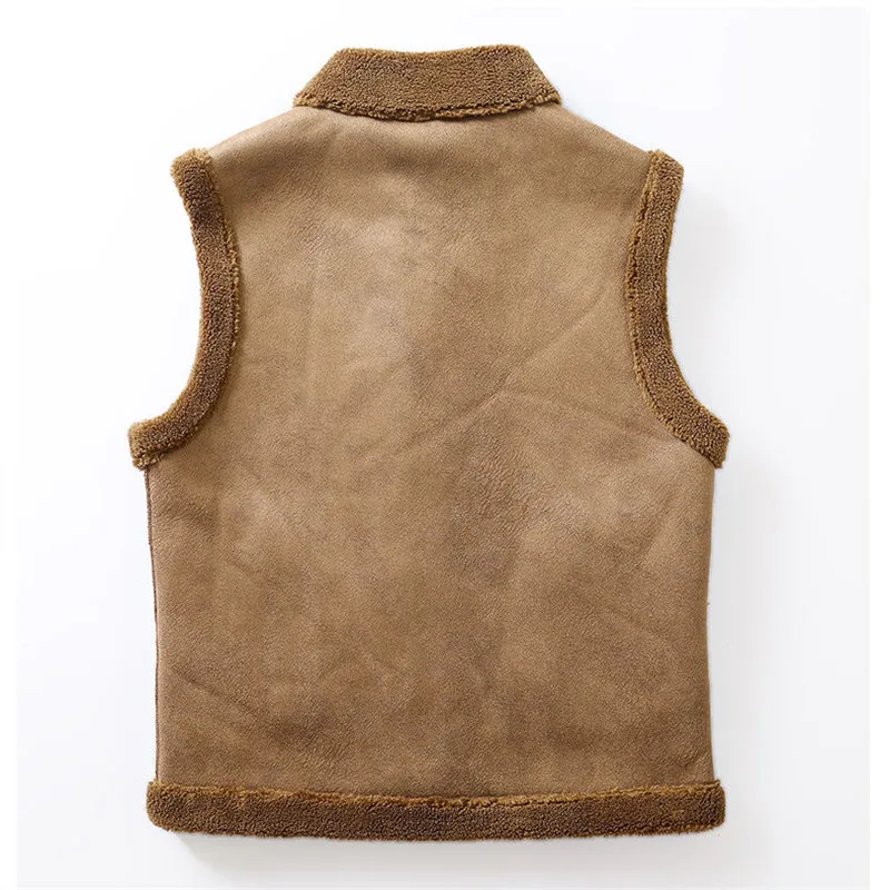 Winter Lamb Wool Vests Men Warm Coat Fashion Casual Thick Stand Collar Sleeveless Jacket Can Be Worn On Both Sides Waistcoat Man 21 S08a83456bd7b4cb6a70e15e7db49c90df