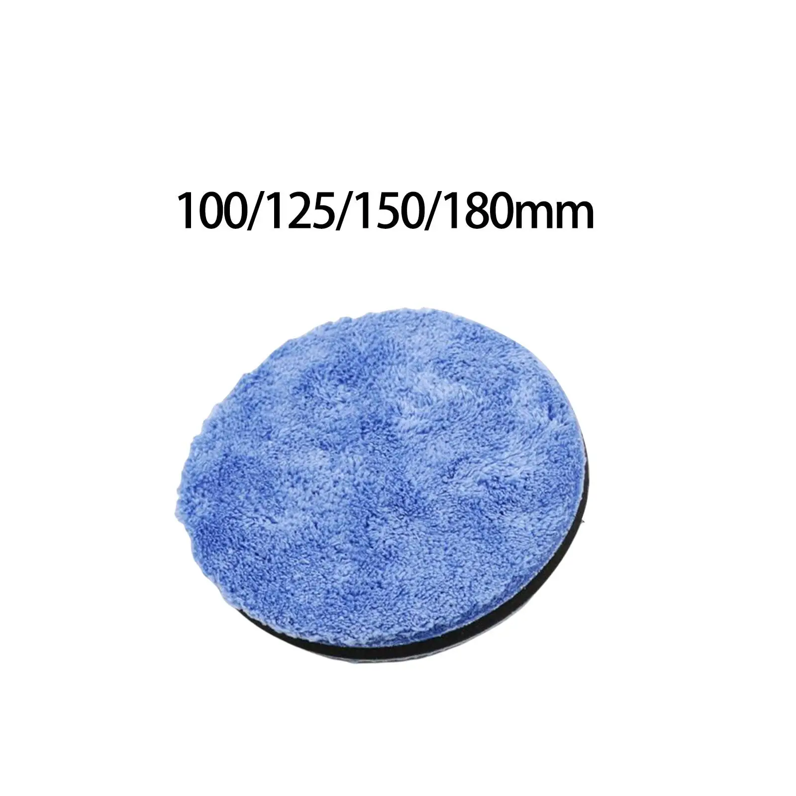 Microfiber Polishing Pad, Buffing Soft Blue Waxing Sponge for Auto Accessories Polishing Wheels Motorcycles Trucks Car Polisher