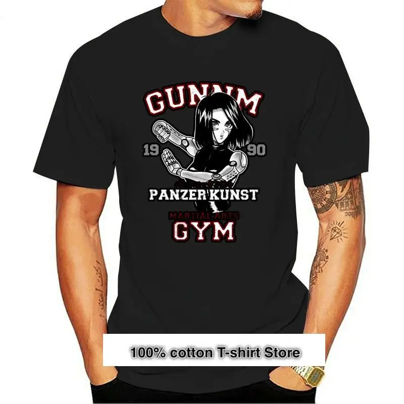 New Men tshirt GUNNM GYM   Alita Battle Angel   T Shirt women T-Shirt tees top