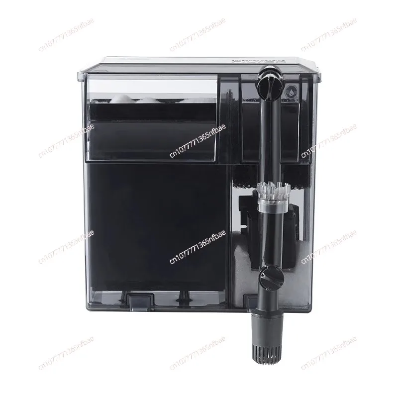 Ultra-Quiet 3-in-1 Aquarium Filter - Hang-On Waterfall Pump for Water Purification & Circulation