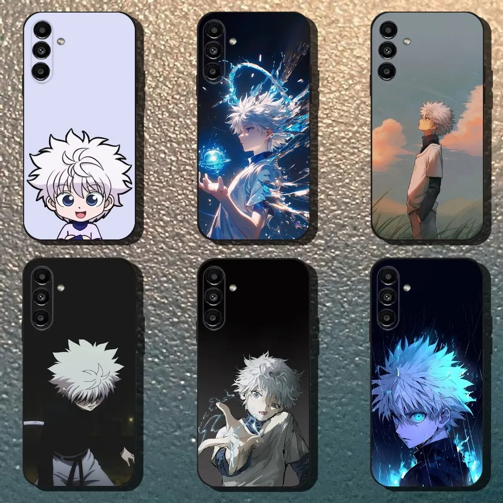 

H-Hunters X Hunter K-Killuas Phone Case For Samsung Galaxy A13,A21s,A22,A31,A32,A52,A53,A71,A80,Soft Black Shell