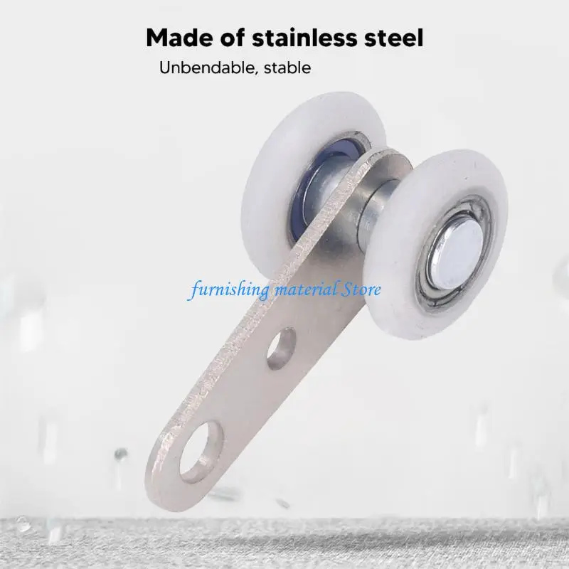 

Y5GD White Nylon Window Rollers With Aluminum Cores Smooth Sliding Window Rollers for Long Lasting Performances & Quiet Use