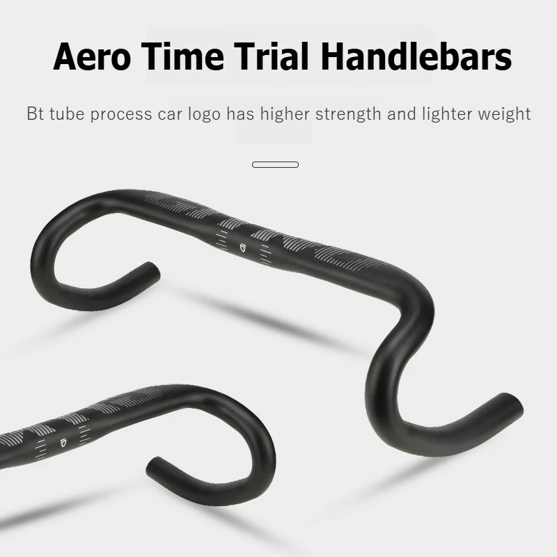 

Ultralight Racing Road Bike Handlebar 31.8mm 380/400/420/440mm 6061-T6 Aluminum Alloy Drop Bar Aero Design for Gravel Cycling
