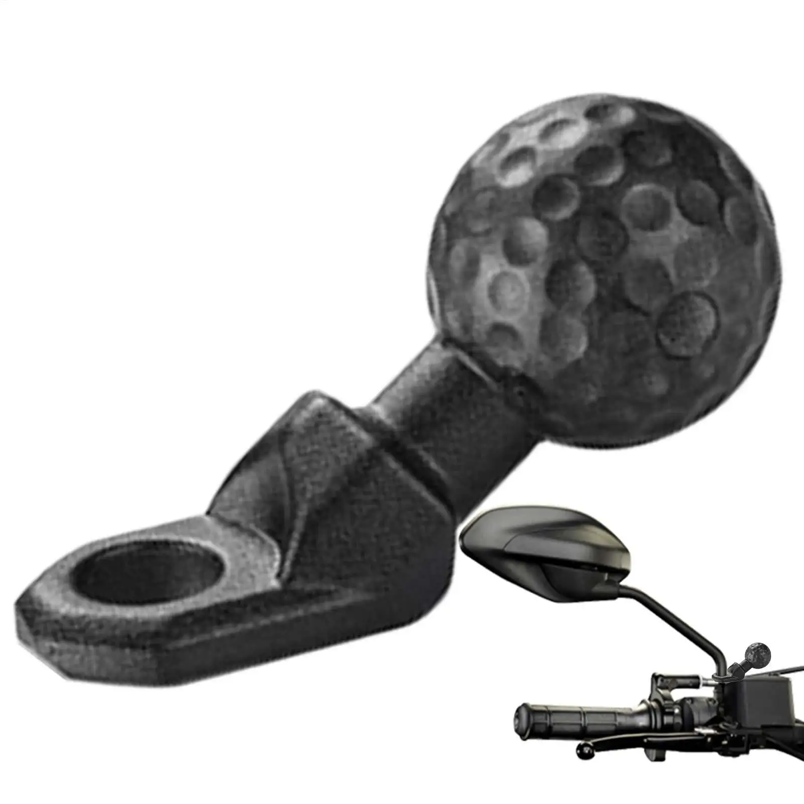 Angled Head Adapter Ball Base Angled Shock Absorbing Sturdy Alloy Ball Base Motorcycle Phone Holder Cycling Accessories for Bike