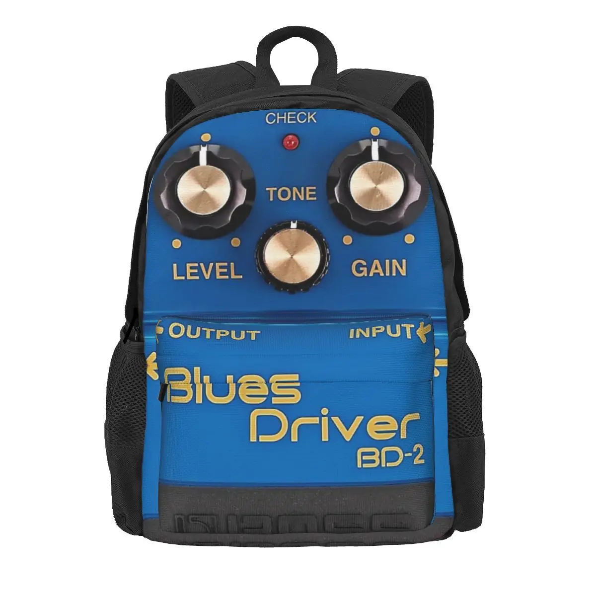 Boss Blues Driver BD-2 Overdrive Bluesbreaker Guitar Pedal Dirty Backpacks Bookbag School Bags Travel Rucksack Shoulder Bag