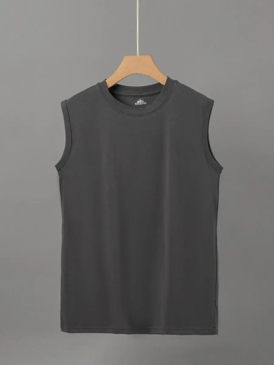 Gilet d'été pour hommes, marque Faion, Svel, pur coton, Fitn, Sport, vêtements d'extérieur, blanc, ort Sve, t-shirt, couche de Base