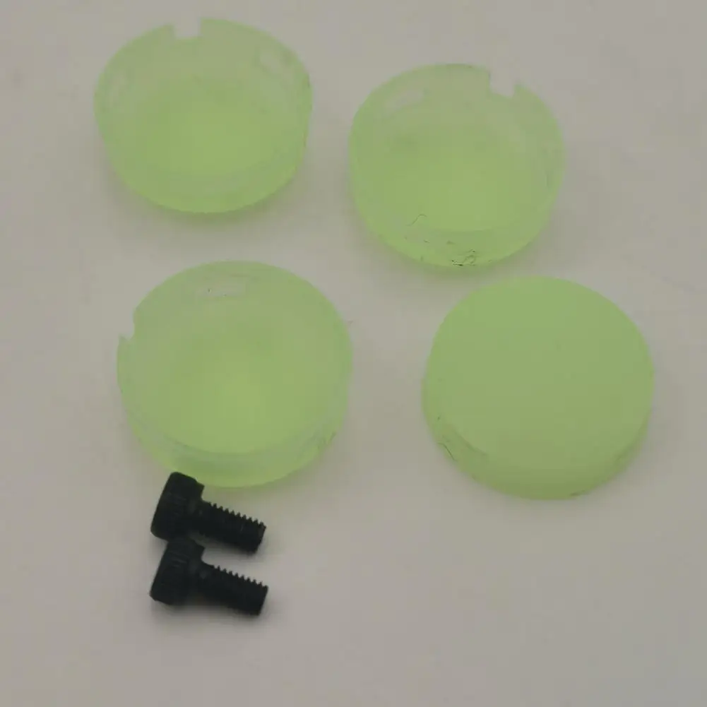 Silicone Doorbell Button Doorbell Button Set 4pcs Silicone Doorbell Replacement Buttons Waterproof Round Push Button for Broken