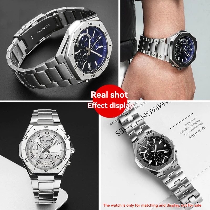 لسلسلة Casio Casio Edifice مزرعة البلوط 5579 EFB-680 حزام فولاذي ملحقات حزام الساعة المعدنية