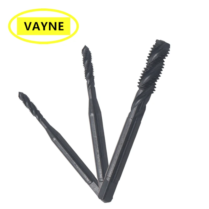 VAYNE HSSE メートルスパイラル溝付きタップ酸化コーティング付き M7M8M9M10X1.5M11M12M14M16M20M22M24 X1.75 マシン細目ねじタップ