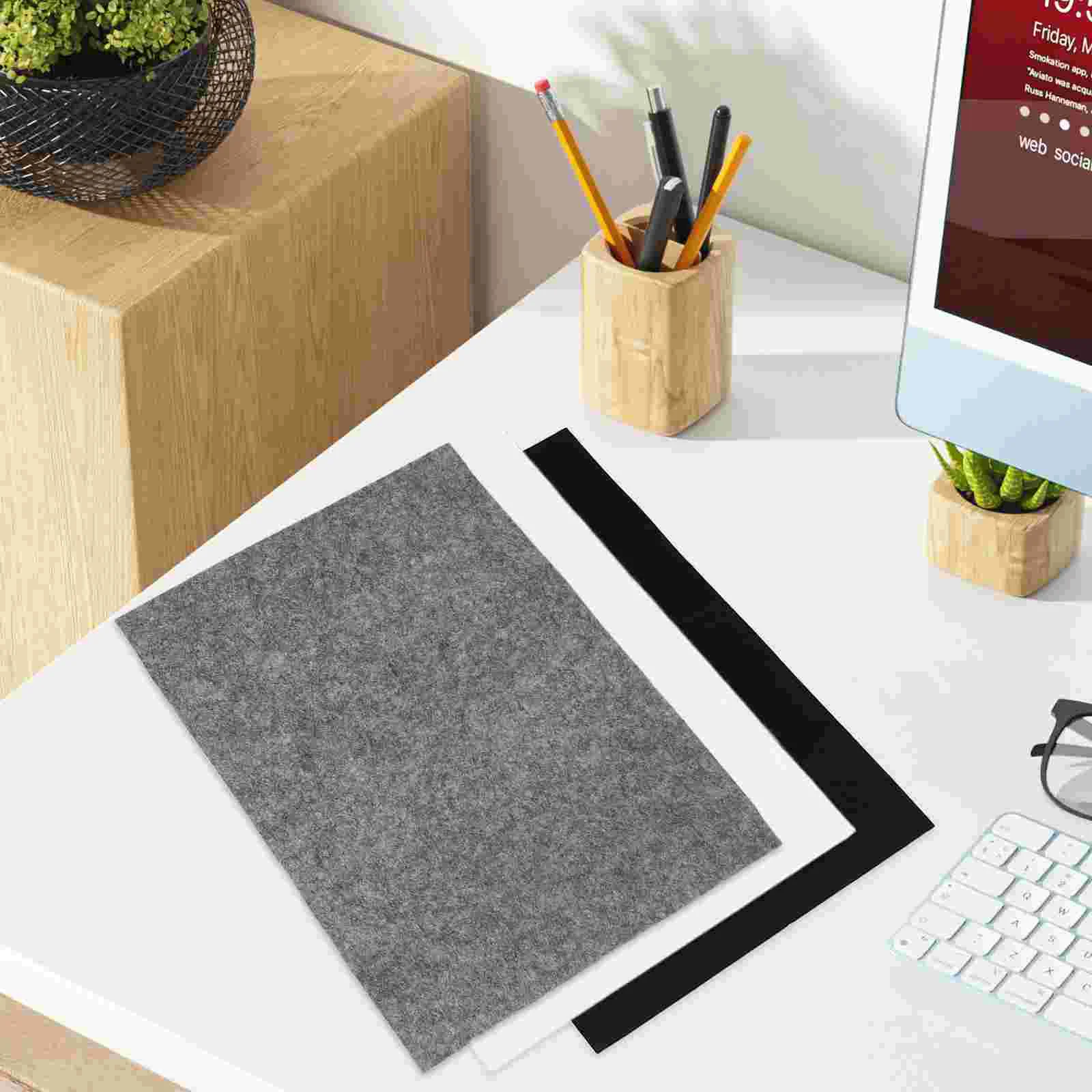 3 Pcs Calligraphy Felt Pad Inkpad for Stamp Painting and Water Drawing Mat