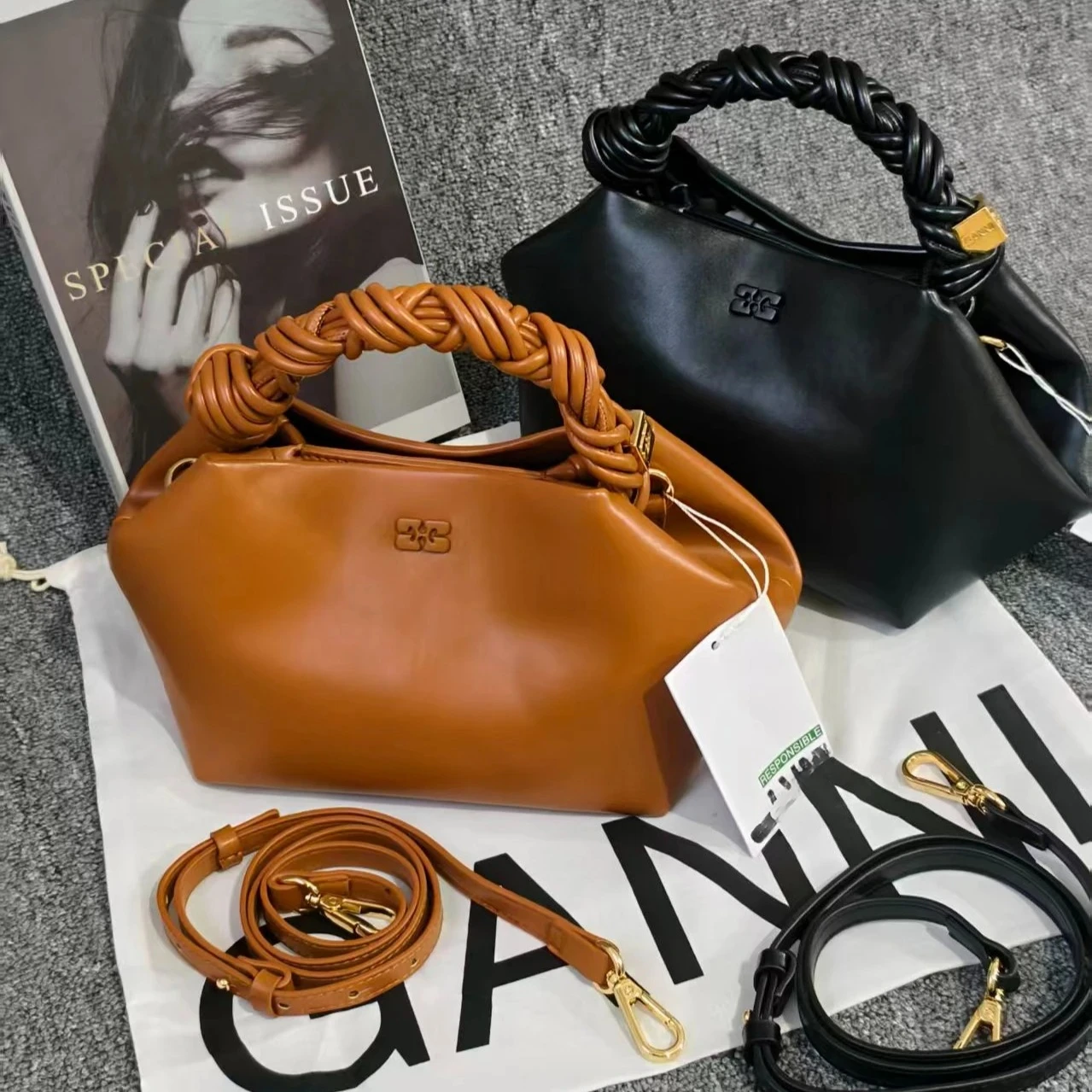 

2026 Y2k Парижская дизайнерская новая модная сумка через плечо - шестиугольная тканая сумка через плечо для женщин с ощущением премиум-класса