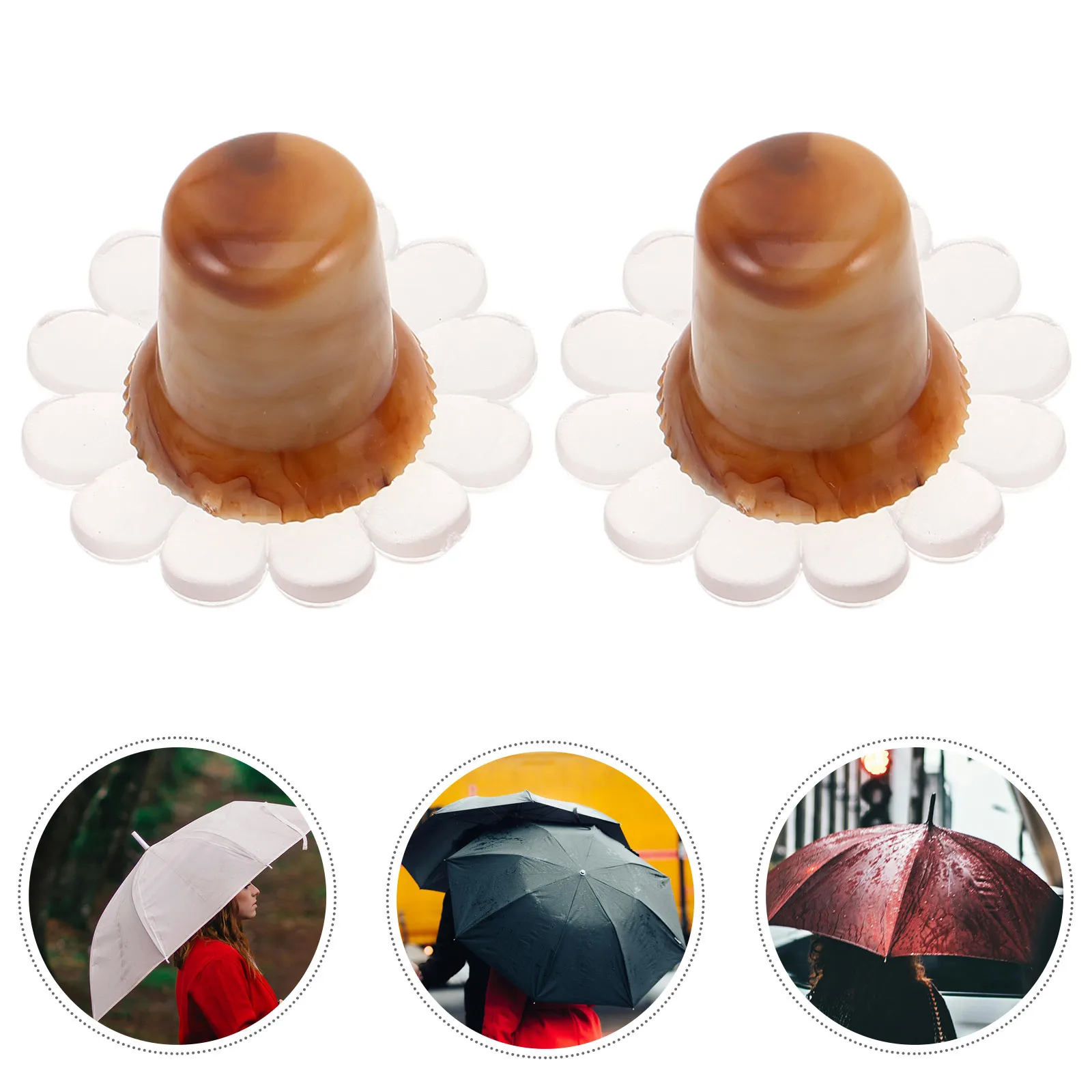 

Umbrella Repair Kit 1Set High Density Plastic Top Caps Waterproof Protection Easy Replacement Universal Fit Travel Accessories