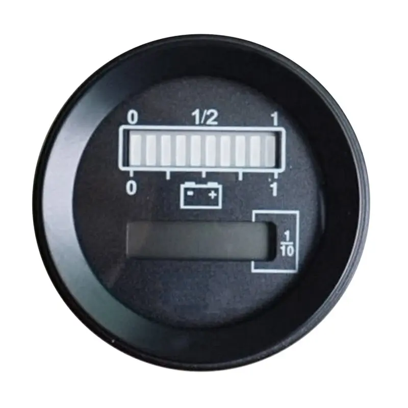【FLASH-SALE!】New 803RB2448BCJ301 24/48V For Curtis Round Battery Meter& Hour Meter Electric Forklift Accessories