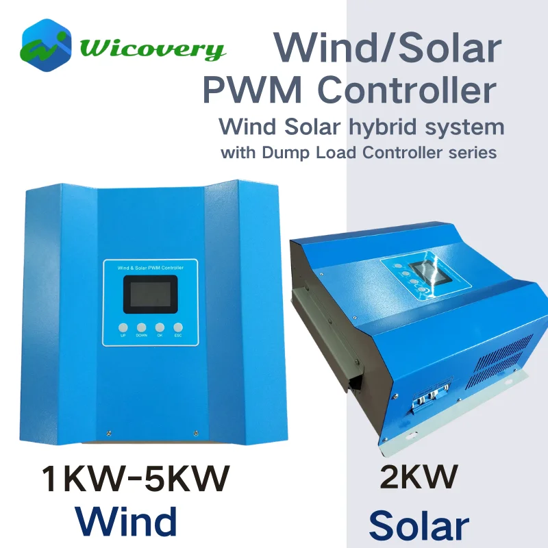 

1kw 2kw Wind&Solar Hybrid Boost Booster Controller With Optional 232 Communication With Software 24v 48v 96v 120v real date