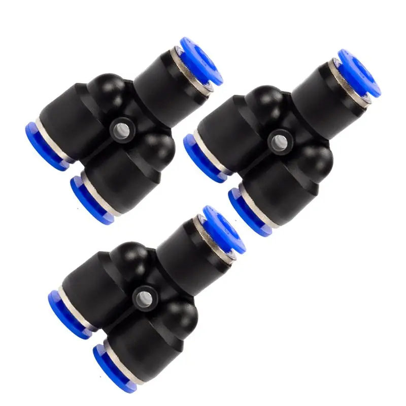 B52C 1 Set Plastic Quick Connectors For Air Water Connecting Pyconnect 6Mm Y Shape PY-6-image