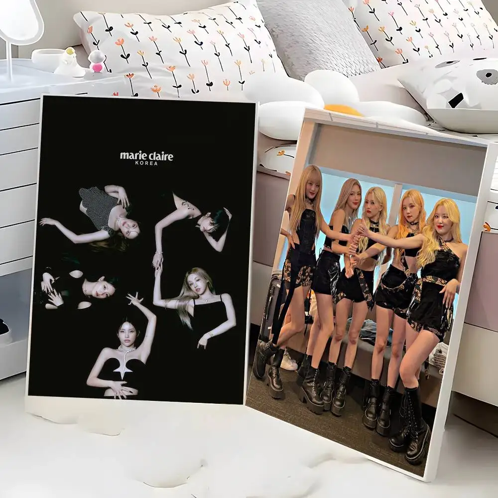 Kpop(G)I-DLE Gidle ملصق HD ديكور المنزل لزجة جدار مقاوم للماء غرفة المعيشة المنزلي بار ديكور جمالي #5