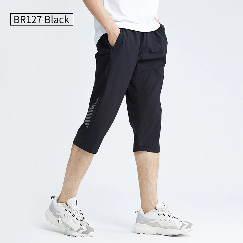 Cropped Trousers MEN\'S Sports Shorts Summer Thin 8 Eight Trendy Running Quick-dry WOMEN\'S Loose Casual Ice Silk 7 Five-point