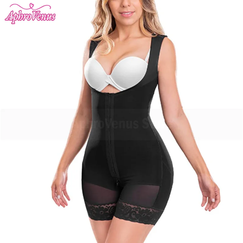 

Fajas Colombia High Qualit Adsorption Compression Clothing Ladies Shapewear Shoulder Strap Shapewear Ladies Bodysuit