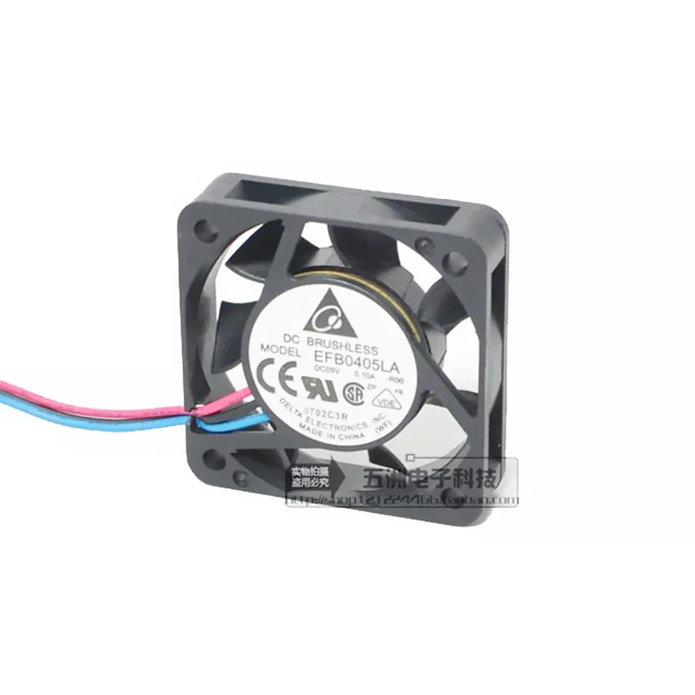 For DELTA EFB0405LA 40x40x10mm 4010 DC5V 0.10A 4CM fan silent ball fan