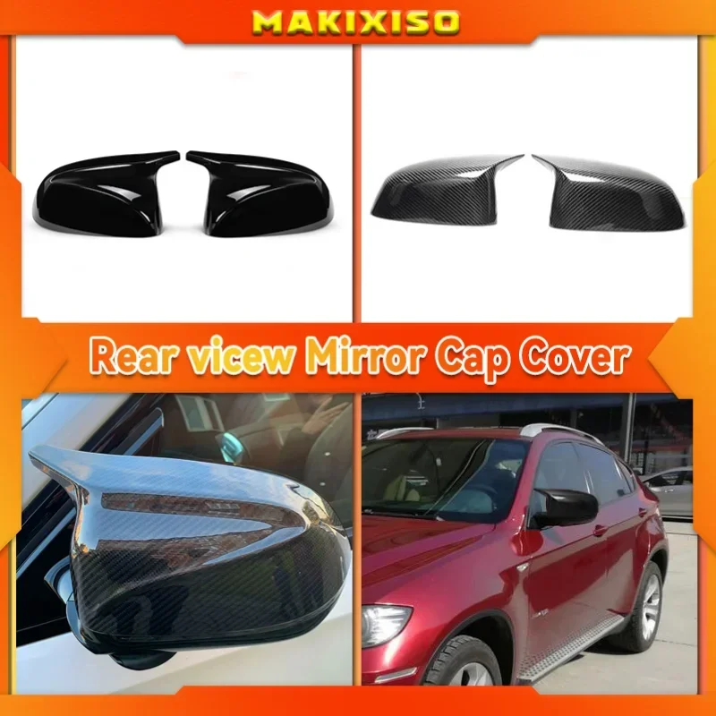 

Car Side Door Rearview Side Mirror Cover Cap For BMW BMW G01 G02 G05 X5 G06 X6 G07 X7 M Style Parts Styling