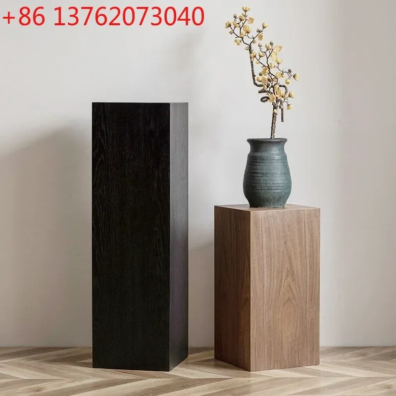

Подставка для цветов Wabi Sansan Wind Square из орехового дерева, для гостиной, прихожей, домашняя, из массива дерева, для бонсай