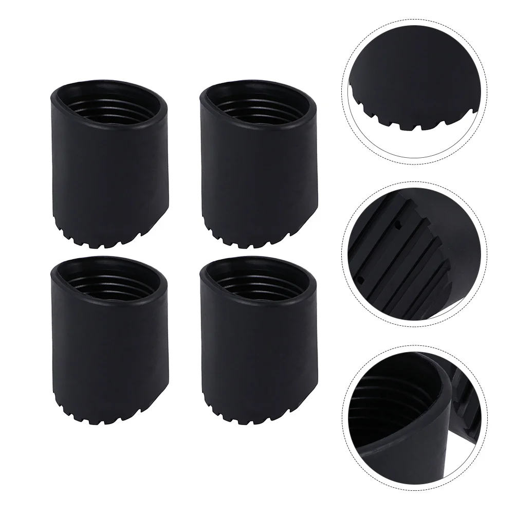 4 Pcs Werner Ladder Folding Mat Whelping Pads Home Supplies Accessory Bumpers Black Rubber Foot Cover