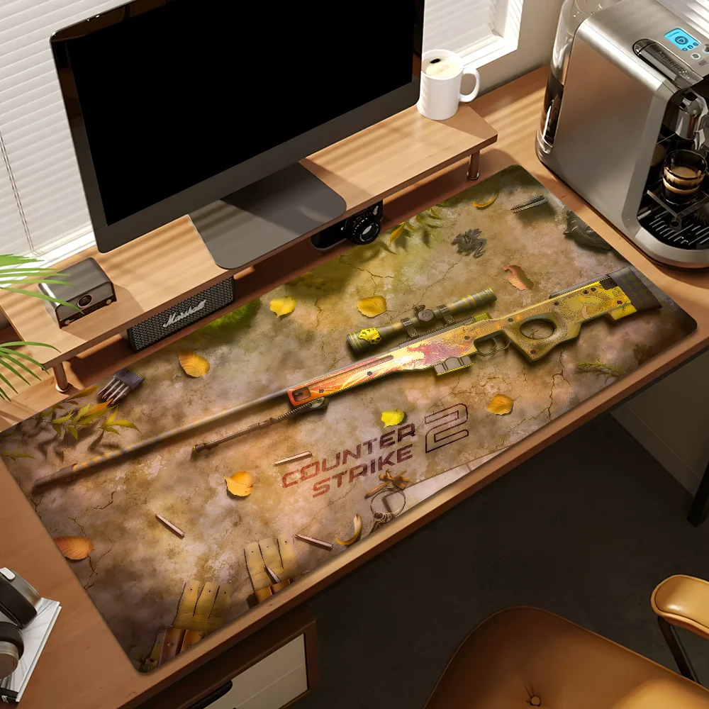 2 C-عداد ماوس الوسادة سترايك مكافحة فراي المنزل مخصص مريح مكتب المطاط كبير مكتب حصيرة ألعاب لوحة المفاتيح الكمبيوتر اطلاق النار عدم الانزلاق