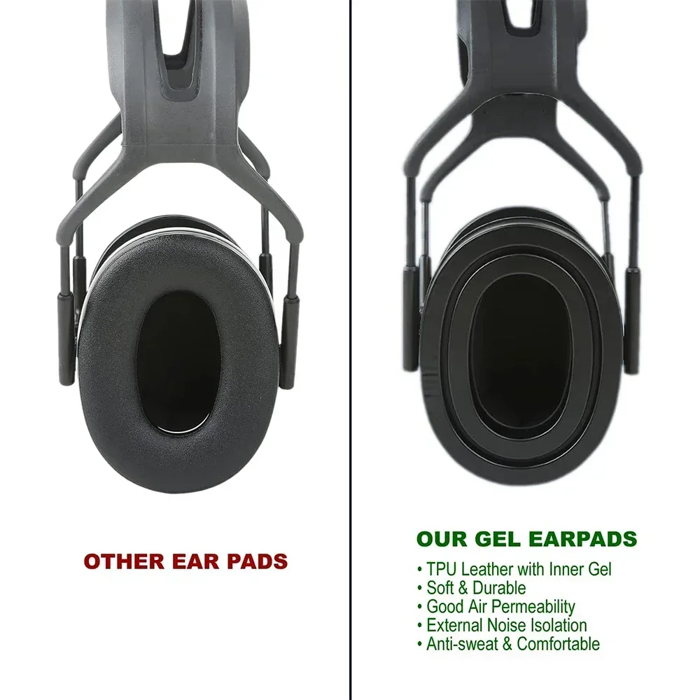 Replacement Ear Pads for Walkers Razor/Howard Leight/3M Peltor Hearing Protection Headset Anti-noise Shooting Earmuff