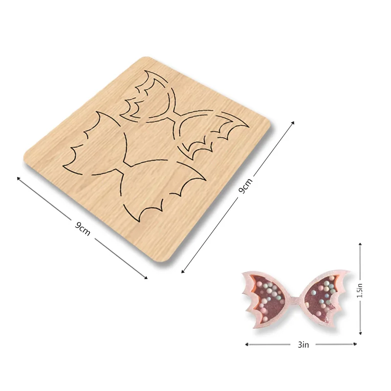 

Z289 3-inch Bow Mold Wooden Cutting Dies Suitable For Most Cutting Machines